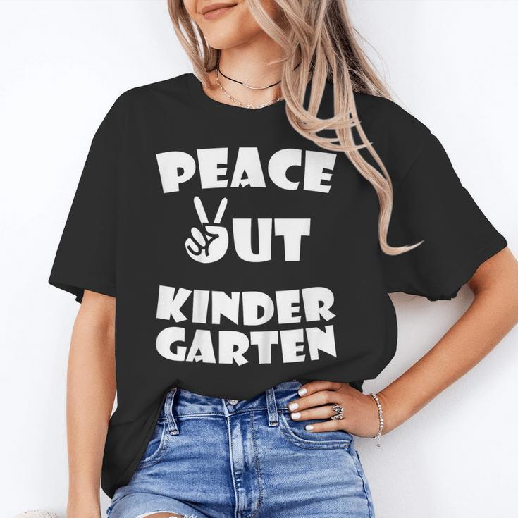 Kids Peace Out Kindergarten For Graduation Unisex T-Shirt