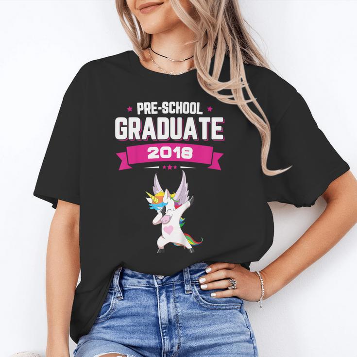 Kids Preschool Graduate 2018 Unicorn Dab Graduation Pre-K TShirt Unisex T-Shirt