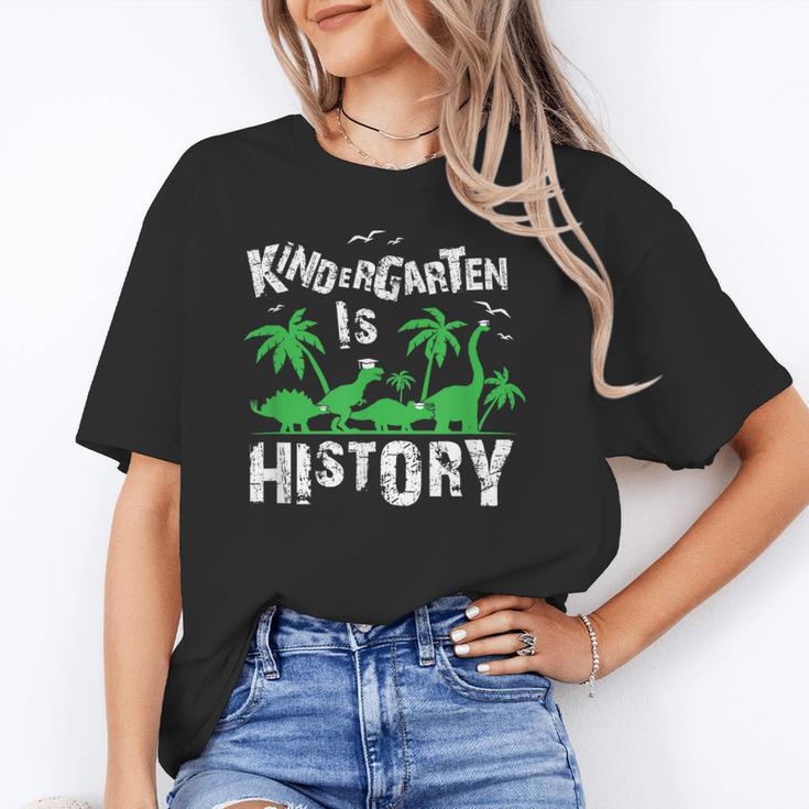Kindergarten Is History Dinosaur Graduation Unisex T-Shirt