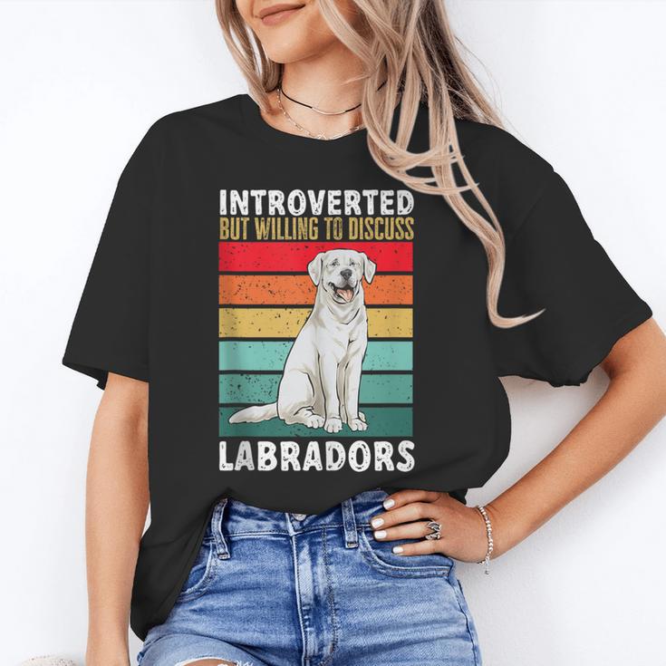 Labrador Retriever Introvert White Lab Unisex T-Shirt