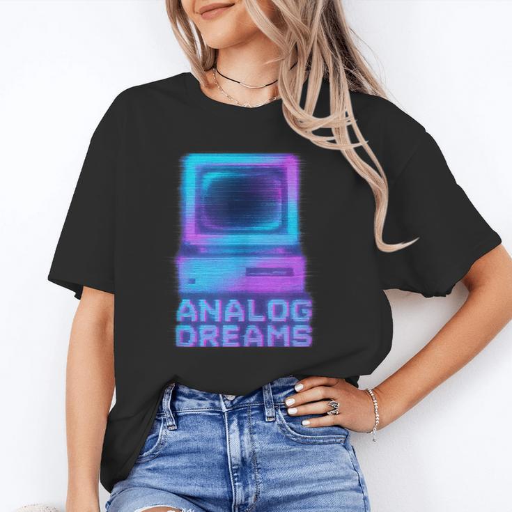 Lofi Reverie Analog Dreams Pixel 90s Desktop VHS Nostalgia Unisex T-Shirt