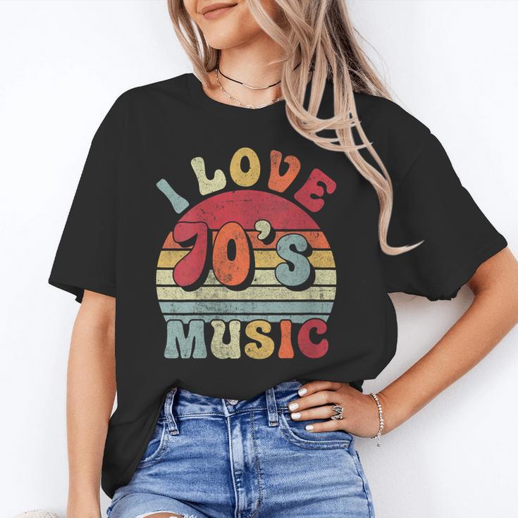I Love 70's Music Retro Style Nostalgia Cassette 1970s Party Unisex T-Shirt