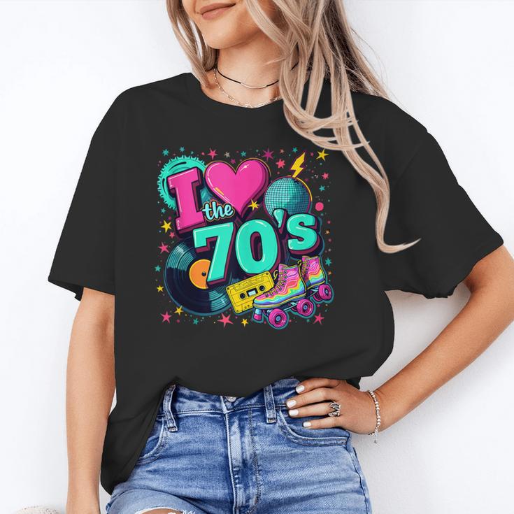 I Love The 70s Retro Cassette Roller Vinyl Disco Nostalgia Unisex T-Shirt I Love The 70s Retro Cassette Roller Vinyl Disco Nostalgia Unisex T-Shirt