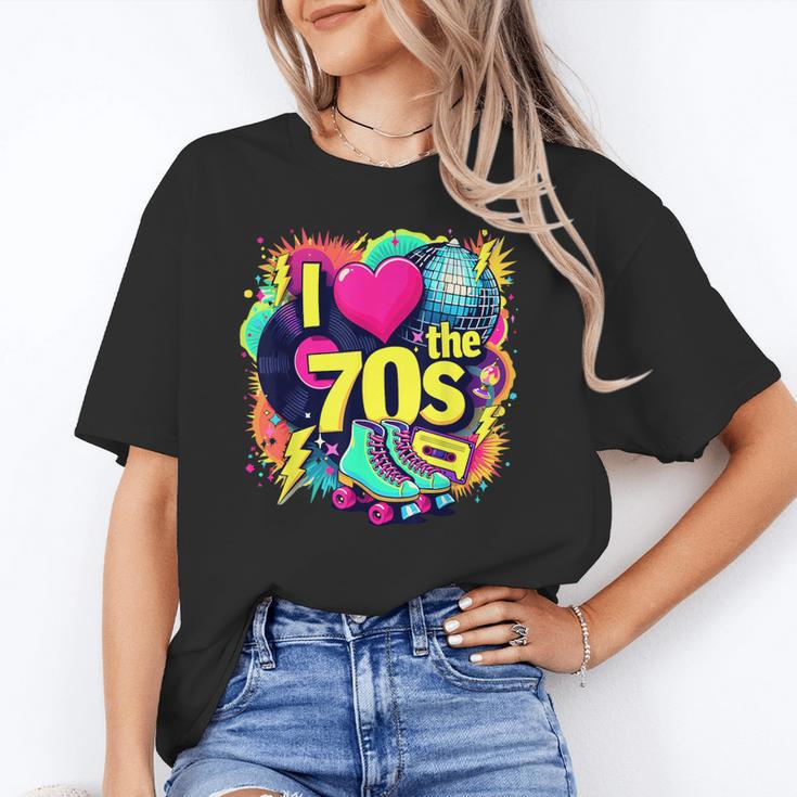 I Love The 70s Retro Cassette Roller Vinyl Nostalgia Vibes Unisex T-Shirt I Love The 70s Retro Cassette Roller Vinyl Nostalgia Vibes Unisex T-Shirt