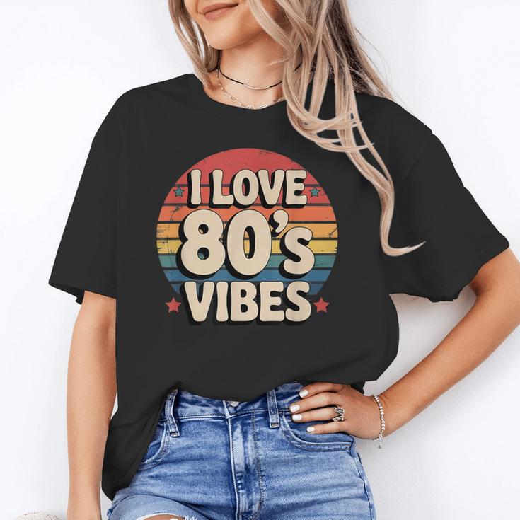 I Love 80’s Vibes Retro 80s Style Vintage Sunset Nostalgia Unisex T-Shirt
