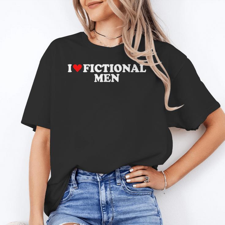 I Love Heart Fictional Men Simple Cute Reading Books Unisex T-Shirt