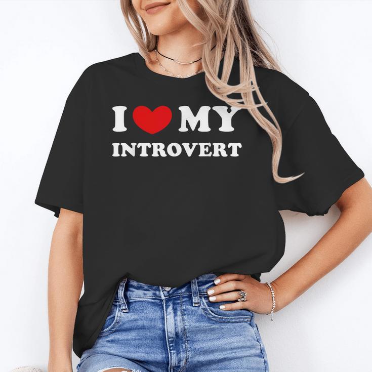 I Love My Introvert I Heart My Introvert Unisex T-Shirt I Love My Introvert I Heart My Introvert Unisex T-Shirt