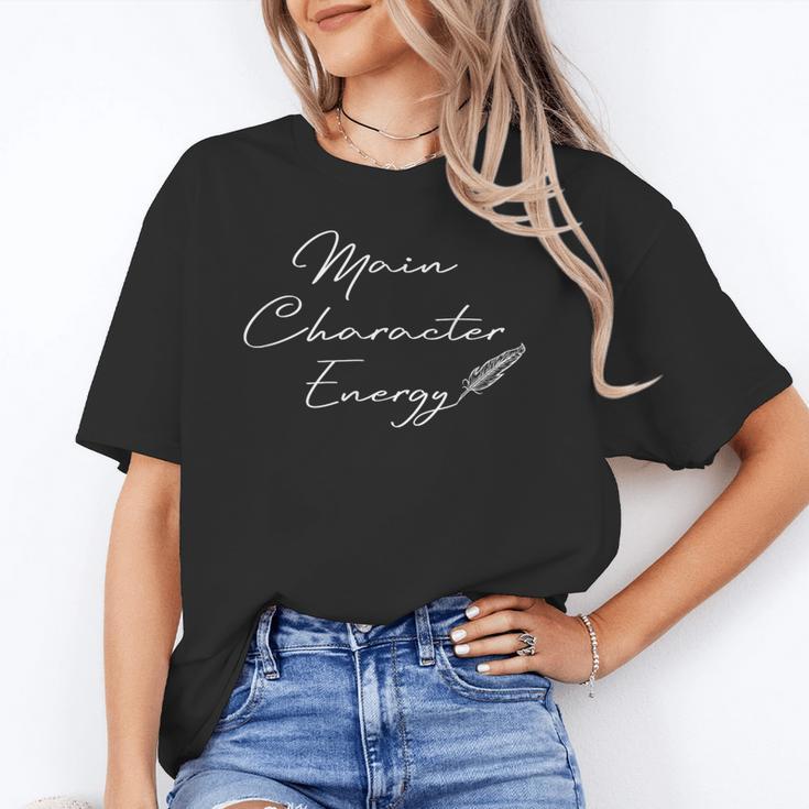 Main Character Energy Romance Book Reader Regency Unisex T-Shirt