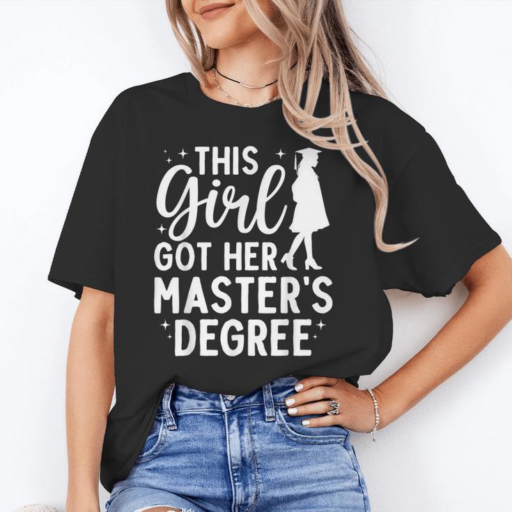 Masters Degree Art For Women Girls Masters Degree Graduation Unisex T-Shirt