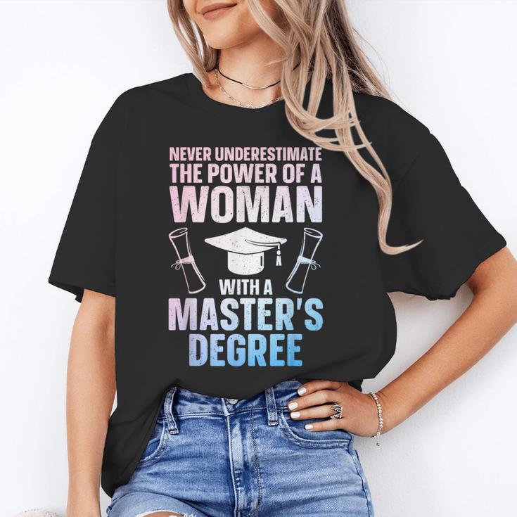 Masters Degree Graduation Art For Women Girls Masters Degree Unisex T-Shirt