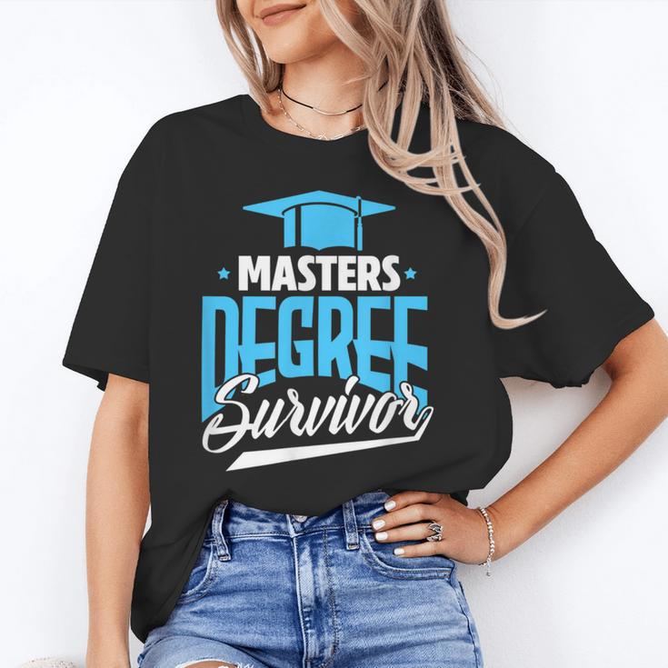 Master's Degree Graduation Masters Degree Survivor Unisex T-Shirt