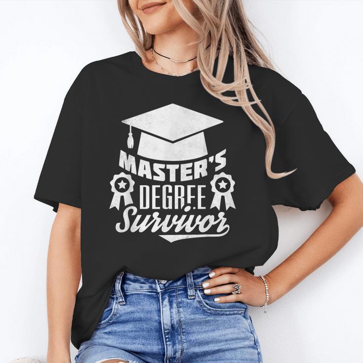 Master's Degree Survivor College Graduation Unisex T-Shirt