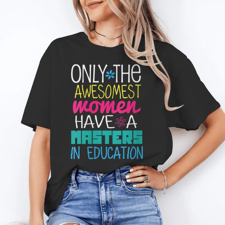Masters In Education Degree Graduation Women MeD Unisex T-Shirt