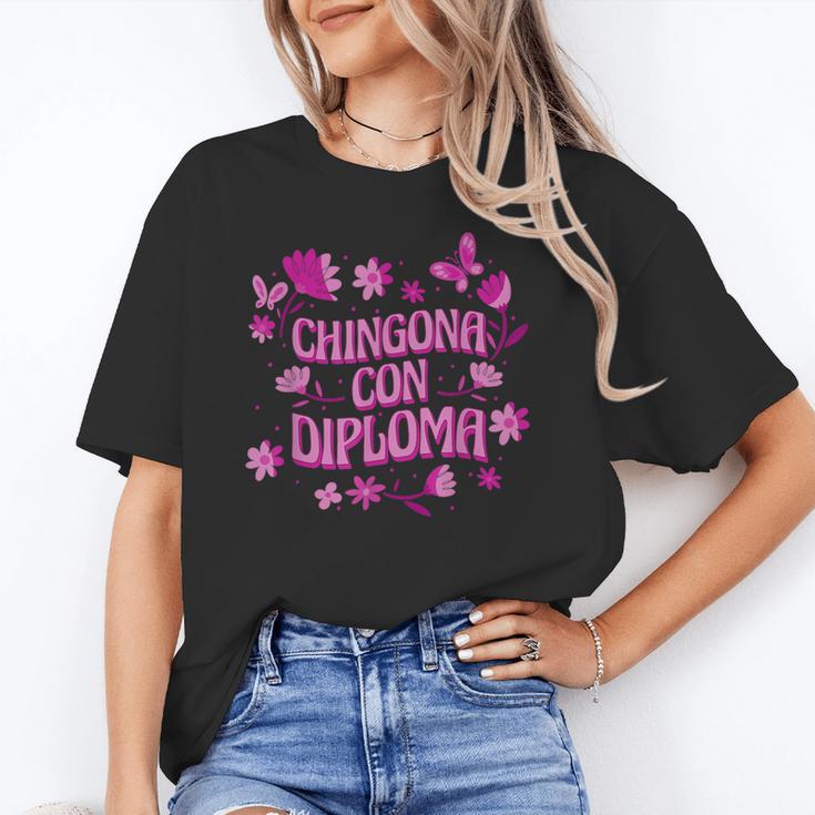 Masters Graduation Educated Latina Chingona Con Diploma Unisex T-Shirt