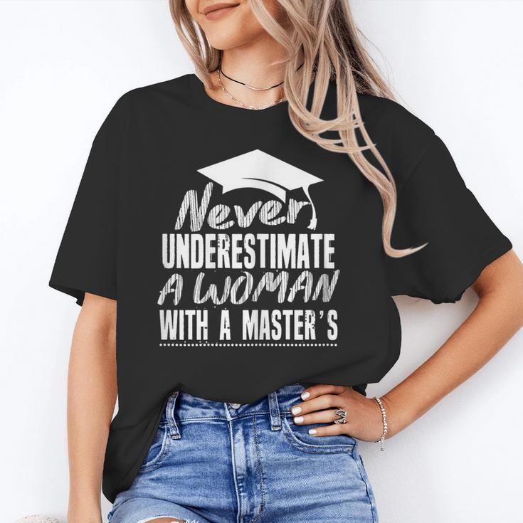 Master's Graduation Shirt For Women With Masters Degree Unisex T-Shirt
