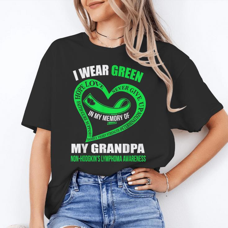 In My Memory Of My Grandpa NON-HODGKIN'S LYMPHOMA AWARENESS Unisex T-Shirt In My Memory Of My Grandpa NON-HODGKIN'S LYMPHOMA AWARENESS Unisex T-Shirt