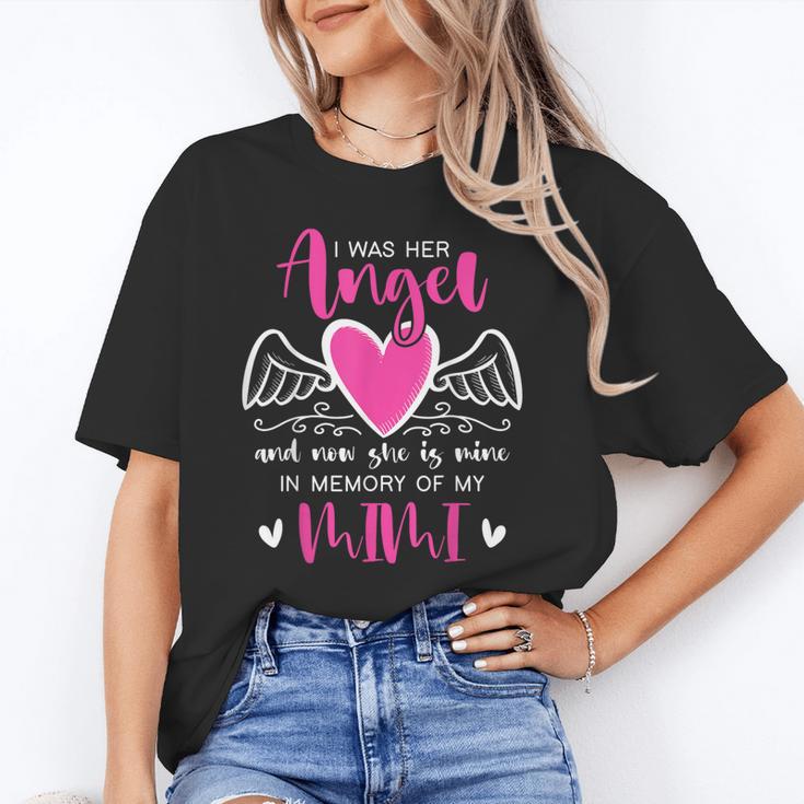 Memory Of My Mimi I Was Her Angel Now She Is Mine Heaven Unisex T-Shirt Memory Of My Mimi I Was Her Angel Now She Is Mine Heaven Unisex T-Shirt