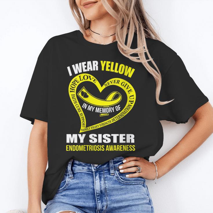 In My Memory Of My Sister ENDOMETRIOSIS AWARENESS Unisex T-Shirt