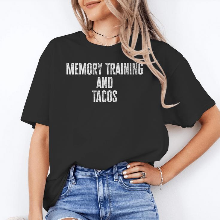 Memory Training And Tacos Taco Lover Unisex T-Shirt Memory Training And Tacos Taco Lover Unisex T-Shirt