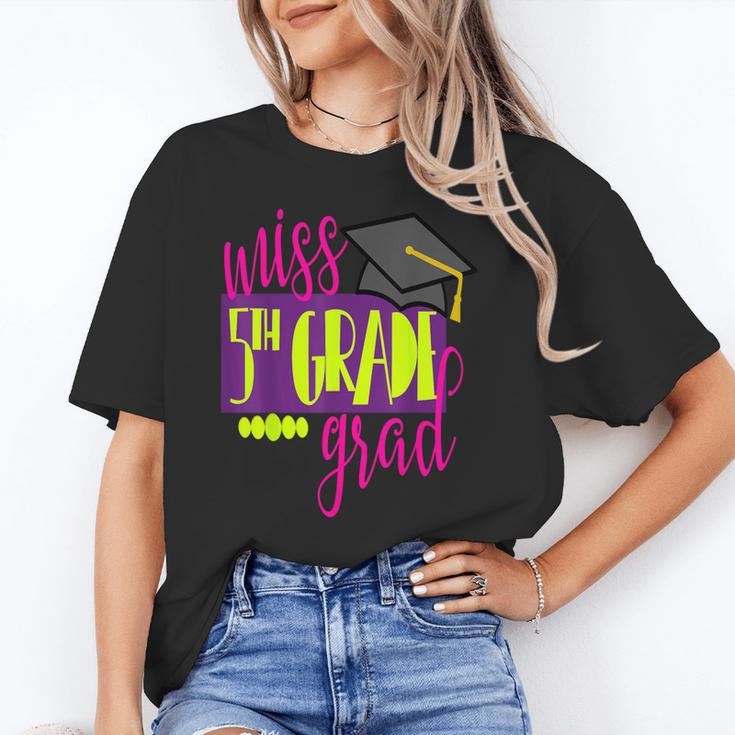 Miss 5th Grade Shirt 5 Grad Kids Girl Graduation School Unisex T-Shirt