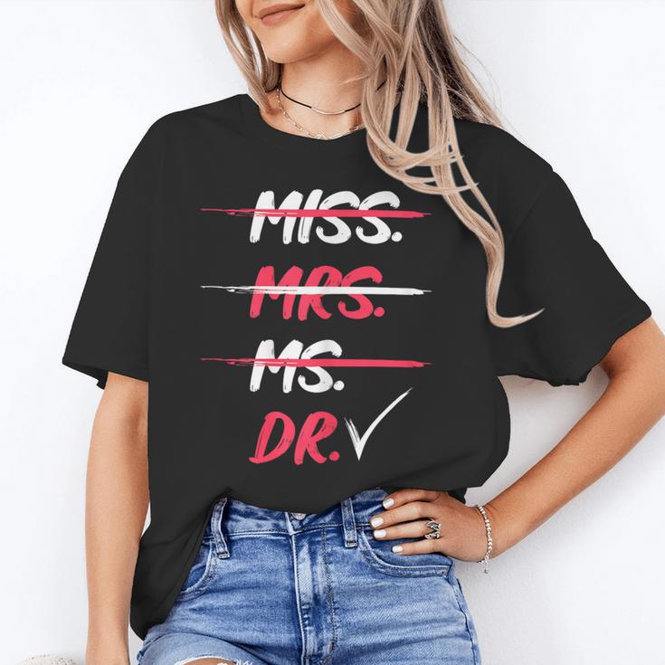 Miss Mrs Ms Dr Doctorate Graduation Unisex T-Shirt
