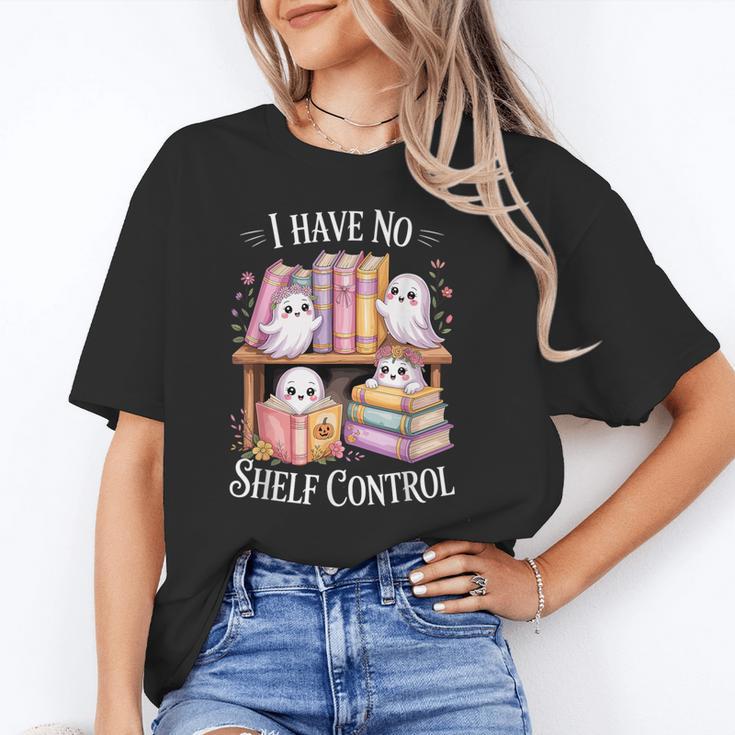I Have No Shelf Control Ghost Reading Books Pun Unisex T-Shirt I Have No Shelf Control Ghost Reading Books Pun Unisex T-Shirt