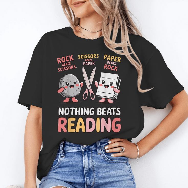 Nothing Goes Beyond Reading Rock Paper Scissors Book Unisex T-Shirt