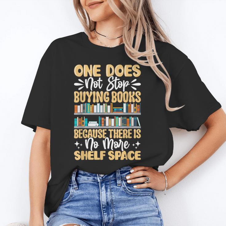 One Does Not Stop Buying Books Because There Is No More Shel Unisex T-Shirt One Does Not Stop Buying Books Because There Is No More Shel Unisex T-Shirt