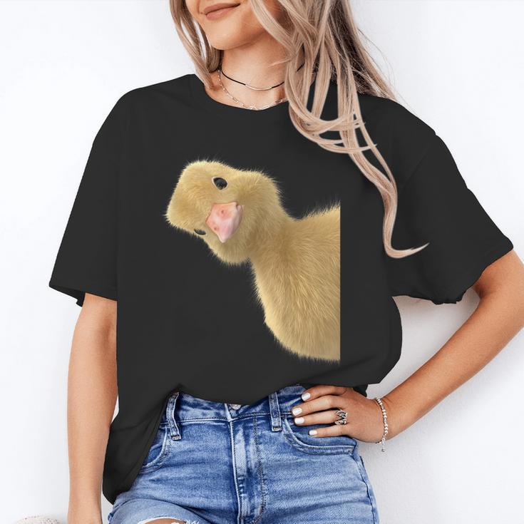 Peking Duck Peeking Chef Graduation Farm Duck Lover Unisex T-Shirt