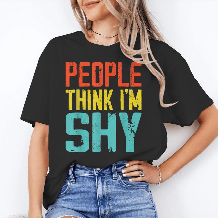 People Think I'm Shy I Introvert Unisex T-Shirt