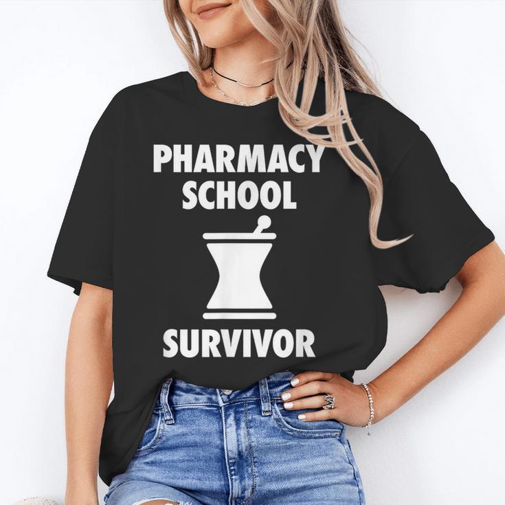 Pharmacy School Survivor PharmD Graduation T-Shirt Unisex T-Shirt