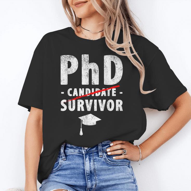 PhD Candidate Survivor PhD Graduation Unisex T-Shirt