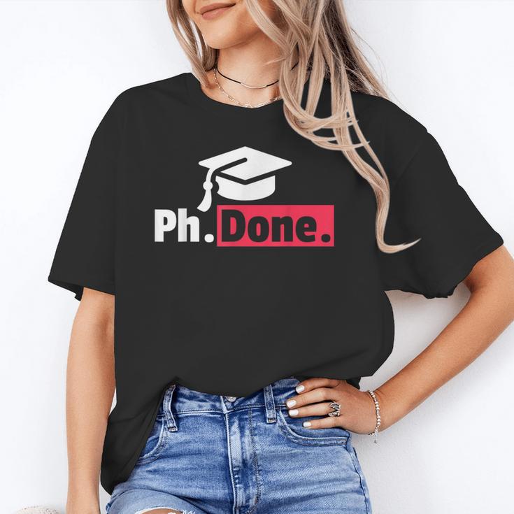 PhD GraduationShirt PhDone Tee For Graduates Unisex T-Shirt