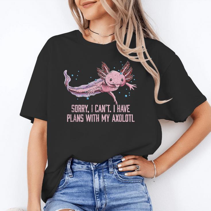 I Have Plans With My Axolotl Salamander Introvert Unisex T-Shirt