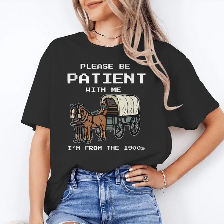 Please Be Patient I'm From The 1900s Amish Wagon & Vintage Unisex T-Shirt