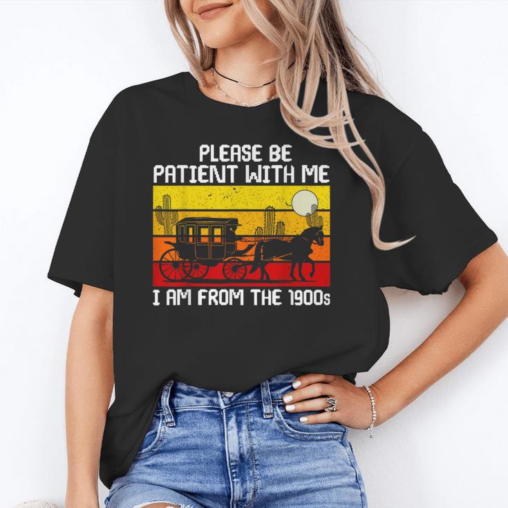 Please Be Patient With Me I'm From The 1900s Vintage Sun Set Unisex T-Shirt