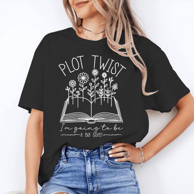 Plot Twist I'm Going To Be A Big Sister Literary Book Kids Unisex T-Shirt