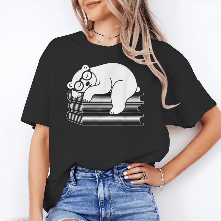 Polar Bear Reading Book Pajama Sleep Unisex T-Shirt Polar Bear Reading Book Pajama Sleep Unisex T-Shirt