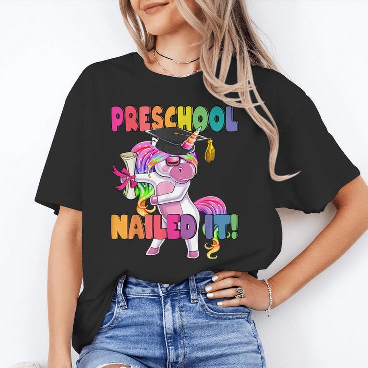 Preschool Nailed It Flossing Unicorn Graduation Shirt Unisex T-Shirt