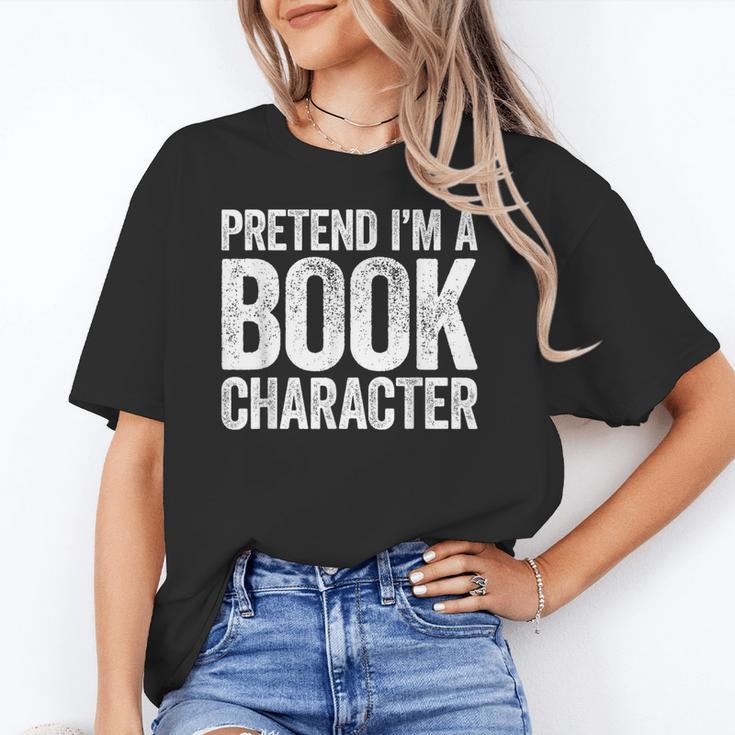 Pretend I'm A Book Character Shirt Adult Kids Costume Unisex T-Shirt Pretend I'm A Book Character Shirt Adult Kids Costume Unisex T-Shirt
