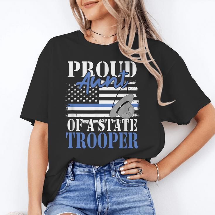 Proud Aunt Of a State Trooper Police Officer Graduation Unisex T-Shirt