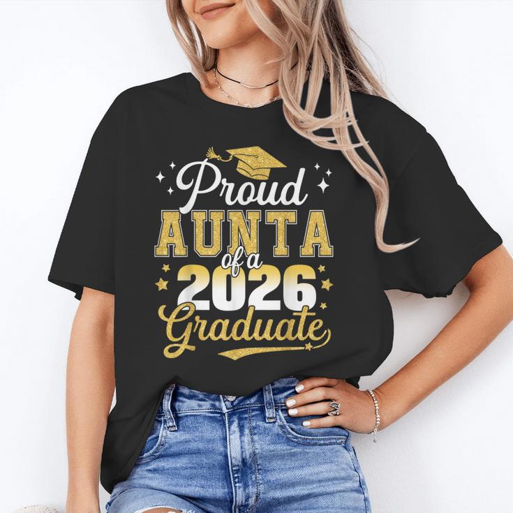 Proud Aunta Of a Class Of 2026 Graduate Senior Graduation Unisex T-Shirt