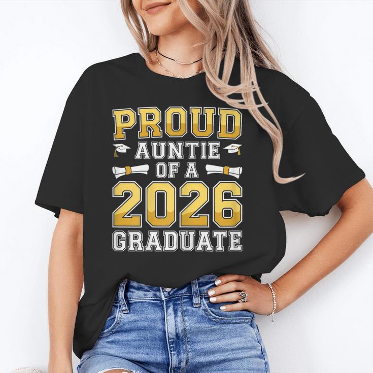 Proud Auntie Of A 2026 Graduate Shirt Class 2026 Graduation Unisex T-Shirt