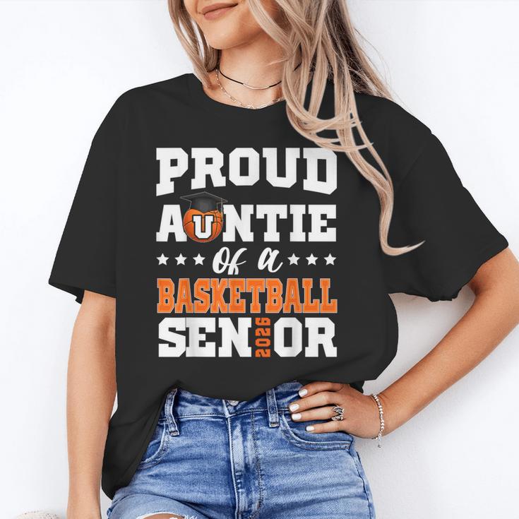 Proud Auntie Of a Basketball Senior 2026 Graduation Gifts Unisex T-Shirt