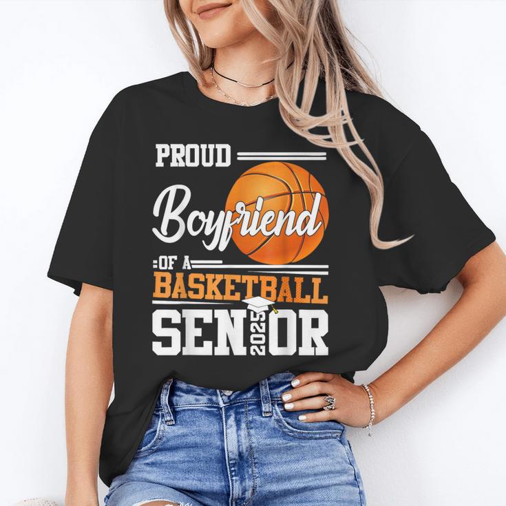 Proud Boyfriend Of A 2025 Senior Graduation Basketball Unisex T-Shirt