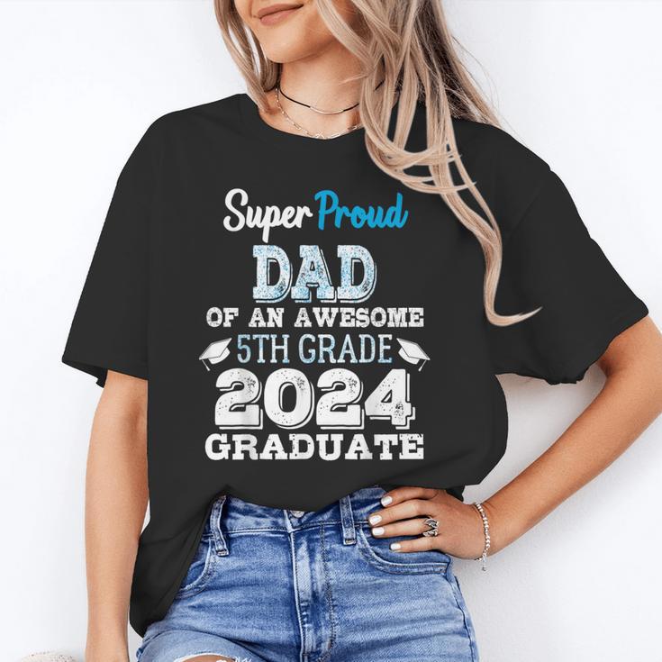 Proud DAD Of A 5th Grade Graduate 2024 Elementary Graduation Unisex T-Shirt