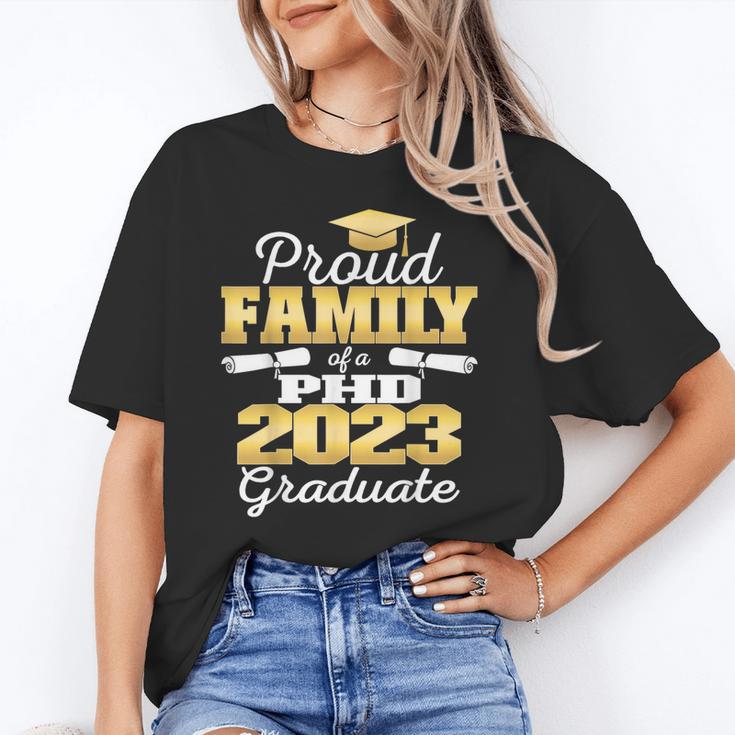 Proud Family Class Of 2023 PHD Graduate Doctorate Graduation Unisex T-Shirt