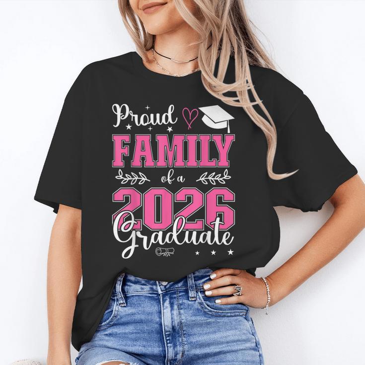 Proud Family Of a Class Of 2026 Graduate For Graduation Unisex T-Shirt