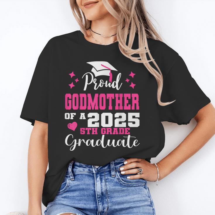 Proud Godmother Of 5th Grade Graduate 2025 Family Graduation Unisex T-Shirt