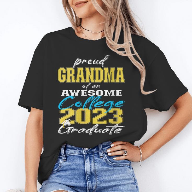 Proud Grandma Of 2023 College Graduate Family 23 Graduation Unisex T-Shirt